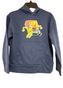New SpongeBob SquarePants Boys Medium Nickelodeon Cartoon Hoodie Sweatshirt - Picture 1 of 6