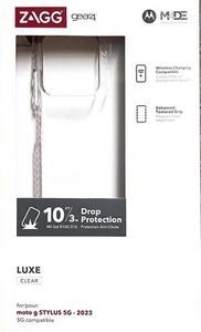 Gear4 Clear Luxe Case - Moto g stylus 5G - 2023 - Picture 1 of 3