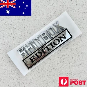 Shitbox Edition Badge Sticker ute 4x4 window bumper funny car decal - AU Ship - Picture 1 of 7