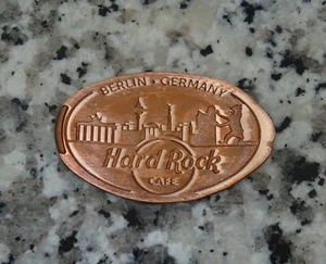 Quetschmünze Pressmünze Elongated Coin Hard Rock Cafe Berlin Skyline NEU - Bild 1 von 1