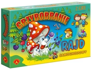 GRZYBOBRANIE RAJD Samochodowy Gra Planszowa Towarzyska Familijna HIT! SALE - Picture 1 of 6