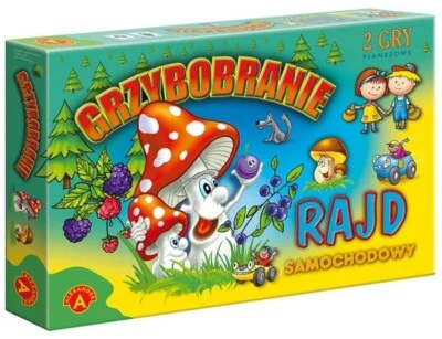 GRZYBOBRANIE RAJD Samochodowy Gra Planszowa Towarzyska Familijna HIT! SALE - Image 1 of 4