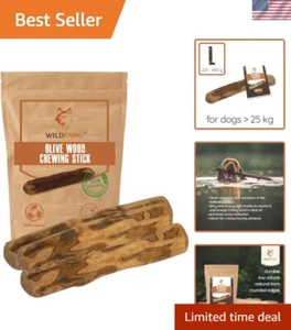 Olive Wood - Chewing Stick for Dogs, 100% Natural Dog Toy, Dental Care & Trai... - Picture 1 of 10
