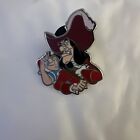 Disney Pin Mini Pins Collection Villains Captain Hook and Mr. Smee