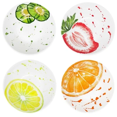 Keramik Schüssel Servierschale Früchte Design Salatschüssel Dessertschale Ø20cm - Bild 1 von 2