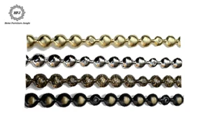 Upholstery Trim Nail Strips Tacks 1m 9.5mm Stud Crafts Beds Headboard Sofa Chair - Picture 1 of 16