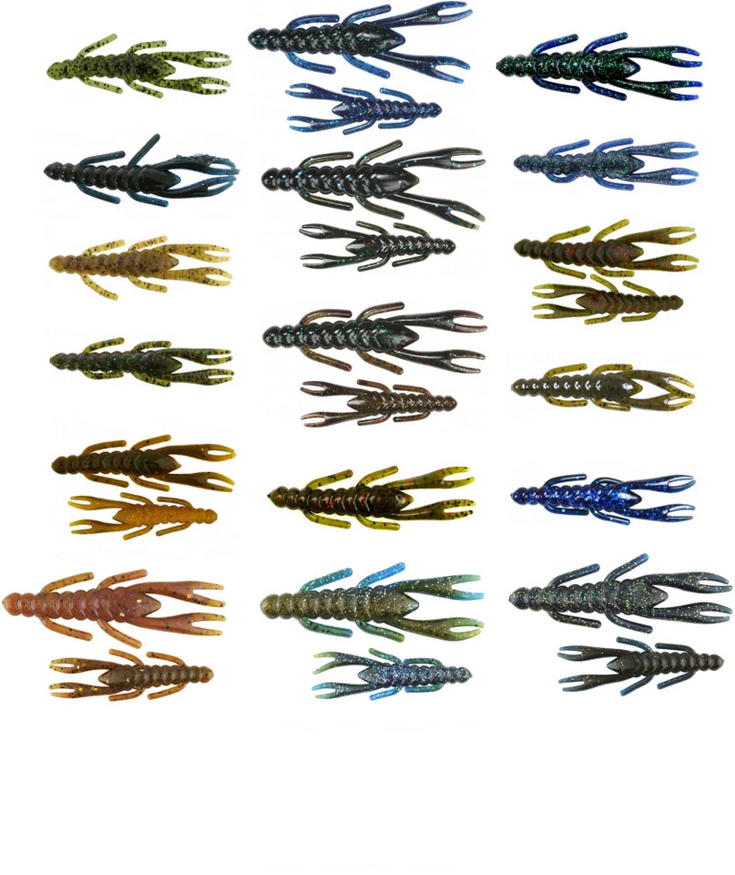 Gambler BB Cricket 3 inch Soft Plastic Craw 12pk Bass Fishing Soft Bait - Image 1 of 1