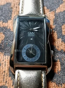 Orologio GMV ( Gianmarco Venturi ) GMT,nuovo. 30 X 40 Mm. Tutto Originale - Foto 1 di 11
