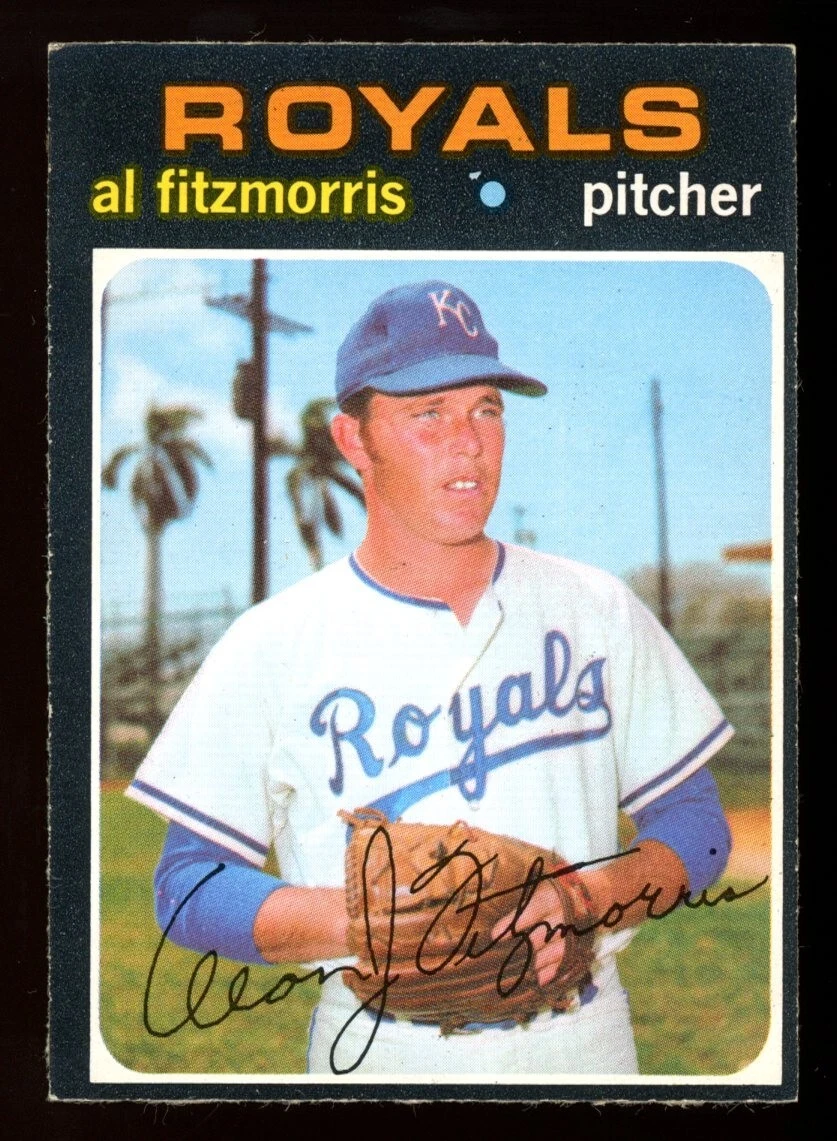 1971 TOPPS OPC O PEE CHEE BASEBALL #564 Al Fitzmorris EX-NM Kansas City Royals