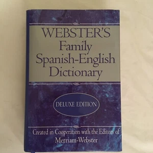 Websters Family Spanish-English Dictionary Deluxe Edition 2005 Free Shipping! - Imagen 1 de 4