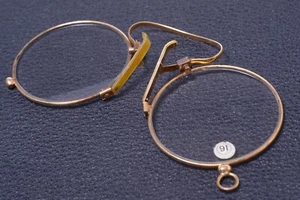 ✅ ANTIQUE PINCH, PINCE NEZ READING NOSE GLASSES *UNUSED* SPECTACLES +2.0 DIOPTER - Picture 1 of 3