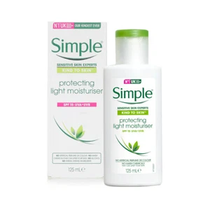 Simple Protecting Light Moisturiser SPF 15-UVA+UVB 125ml Vitamin B5 & E - Picture 1 of 6