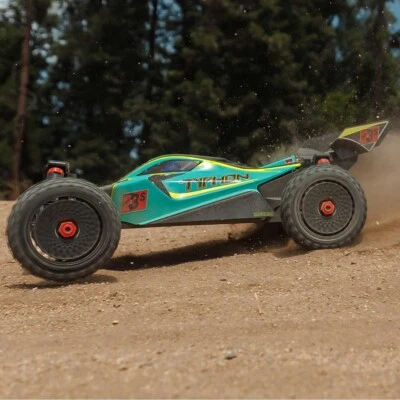 Arrma ARA4306V4T1 1:8 TYPHON 223S BLX Brushless 4X4 Buggy RTR mit DSC Grün - Bild 1 von 4