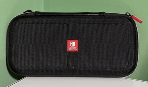 Nintendo SWITCH OEM Genuine Carrying Hard Shell Zip Case Protection Excellent - Picture 1 of 4