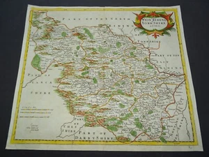 Antique map of the West Riding of Yorkshire by Robert Morden 1722 - Picture 1 of 7