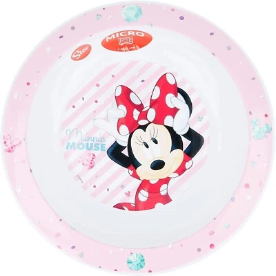 Assiette Plate Disney Minnie En Plastique Micro-Ondes Diamètre CM. 22 - Photo 1/2
