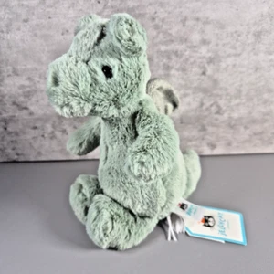 Jellycat Little Bashful Dragon Green Brand New With Tags Retired Sold Out Rare - Picture 1 of 12