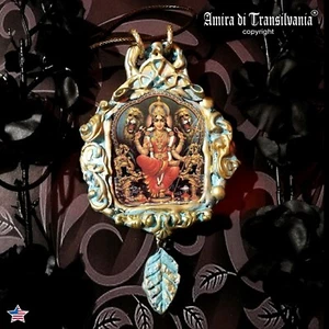 Jewelry Talisman Amulet Pendant Hinduist Goddess Kali Divinity Hindu God Statue - Picture 1 of 24