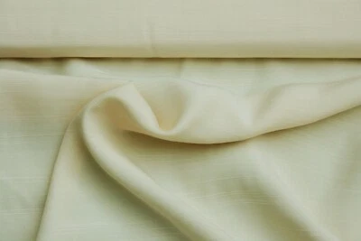 Stoff leicht strukturiert creme Kleiderstoff 7,90€/m - Bild 1 von 2