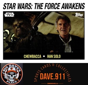 2024 Throwback Thursday Star Wars SP / SOLD OUT - #82 - Chewbacca & Han Solo - Picture 1 of 2