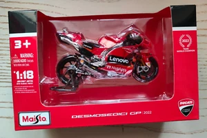 DUCATI DESMOSEDICI GP22 PECCO BAGNAIA 2022 MOTO GP SCALA 1/18 MAISTO - Foto 1 di 3