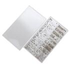 500Pcs/Set Assorted Mixed Size Watch Case Crown Tube Repair Replacement Part B