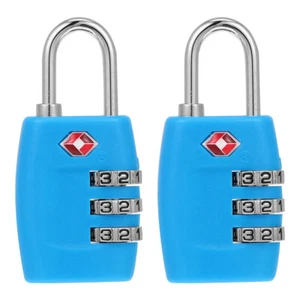 2 Pcs Passwort Sperrtasche Vorhängeschloss Reisen Passwortsperrung - Bild 1 von 11
