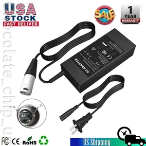 42V 2A Electric Bike Power Charger XLR Plug For Razor MX500 MX650 Adapter - Picture 1 of 9