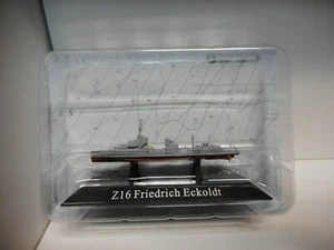 DESTRUCTOR WARSHIP Z-16 FRIEDRICH ECKOLDT 1938-42 1:1250 ATLAS De AGOSTINI n32 - Foto 1 di 2