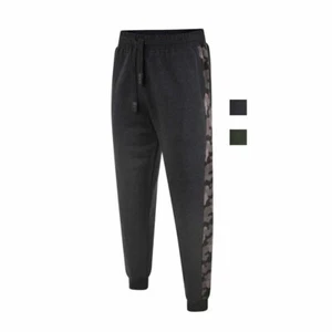 KAM Mens Joggers Gym Sweatpants Camo Panelling Jog Pants Elastic Waist 2XL-8XL - Picture 1 of 4