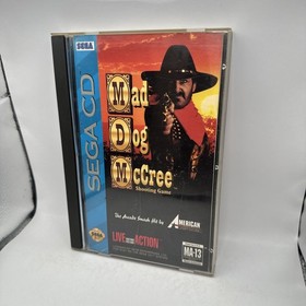 Mad Dog McCree Sega CD CIB Complete w Manual Excellent Disc