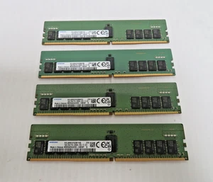 64GB (4 x 16GB) Samsung PC4-3200AA-RE2-12-DC1 2Rx8 Memory M393A2K43EB3-CWEBY - Picture 1 of 3