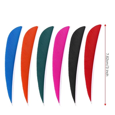 ~12 Pcs 3 Inches Feather DIY Fletching Accessories For Archery Hunting Sh - Image 1 of 4
