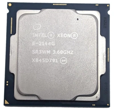 Procesador CPU Intel Xeon E-2144G 3,60 GHz 8 MB cuatro núcleos LGA 1151/zócalo H4 SR3WM Foto 1 de 2