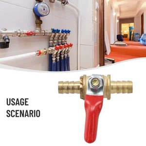 Interruttore Valvola Ottone Valvola 6mm 8mm 10mm 12mm Valvola a Sfera Tipo Passaggio Diretto - Foto 1 di 46