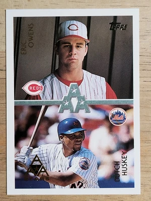 1996 Topps #104 Eric Owens/Butch Huskey - Image 1 of 2
