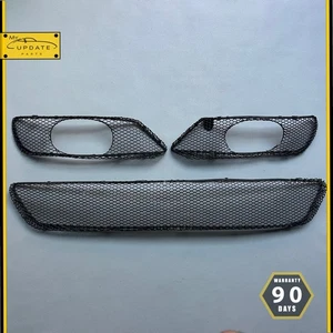 Set of3 2003-05 Mercedes W209 CLK500 CLK55 AMG Front Bumper Lower Central Grille - Picture 1 of 13