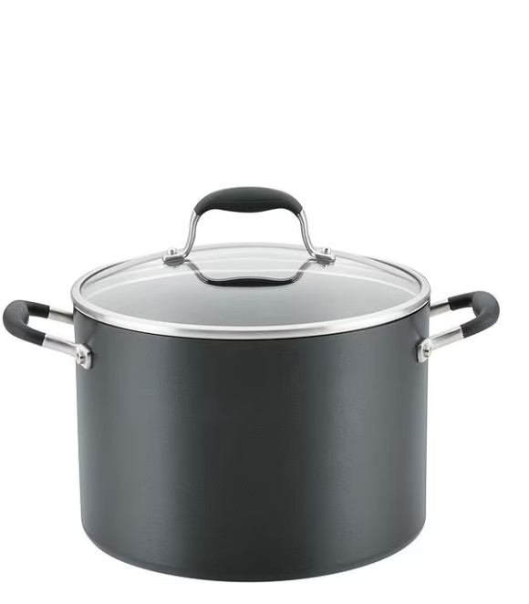 未使用品アノロンAnolon 2QT カバー付きソースパン 未使用品アノロンAnolon 2QT カバー付きソースパン