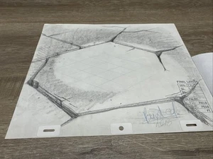 The Land Before Time original 1988 Movie Art Animation Drawing Layout Background - Picture 1 of 7
