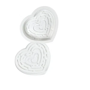 Maze Heart Silicone Molds Mousses Cake Molds Baking Tool Easy to Cleans - Picture 1 of 8