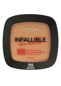 L'oreal Infallible Pro-Matte Finish Powder 500 Sun Beige Oil Free 0.31oz Loreal - Picture 1 of 2