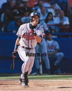 David Justice Boston Red Sox RARA FOTOGRAFIA 8x10 "TYPE 1" allo Shea Stadium - Foto 1 di 2