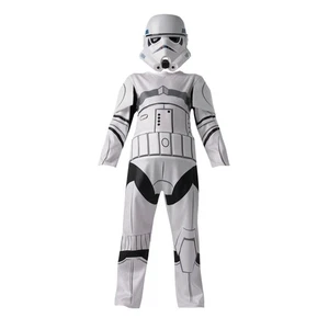 Star Wars Kinder/Kids Stormtrooper Kostüm / 9-10 Jahre weiß/schwarz BN4547 - Bild 1 von 3
