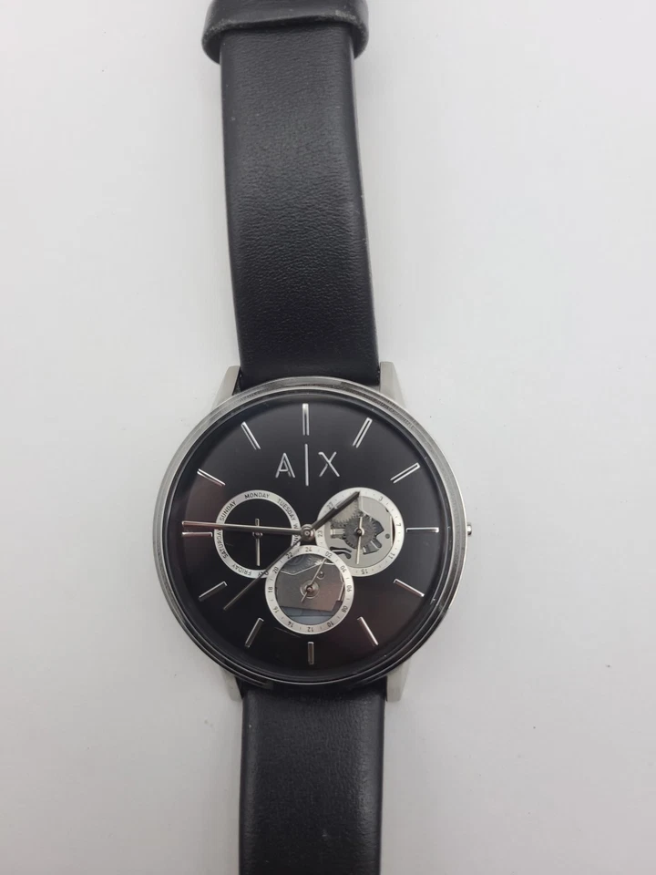 Armani Exchange Watch Mens Chronograph Black Dial AX2745 Quartz FOR PARTS  - Image 1 of 4
