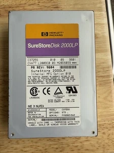 HP SureStoreDisk 2000LP C3725SR 3,5" 50pin 2,0GB SCSI Festplatte - Bild 1 von 4