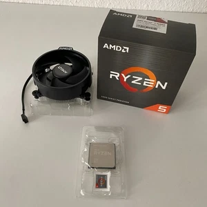 AMD Ryzen 5 5600X CPU Prozessor 3,7 GHz mit KÜHLER / Boxed OVP 6 Kerne 12 Thread - Afbeelding 1 van 11