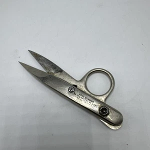 Ball Bearing 4.5" Thread Snips Spring Action Nickle Plated #104 Vintage - Picture 1 of 11
