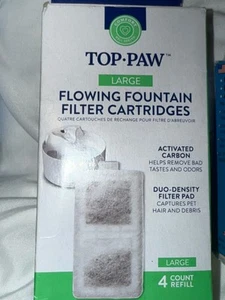 Top Paw große fließende Brunnen Filterpatrone 4ct Neu im Karton KOSTENLOSER VERSAND - Bild 1 von 1