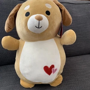 Squishmallow Hug Mees Duffy the Dog 18" Valentine's Day Exclusive (NWT) - Picture 1 of 5