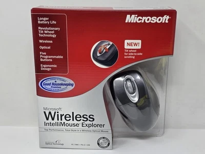 Microsoft M03-00039 Wireless IntelliMouse Explorer Mouse 1007 - Open Box - Image 1 of 4